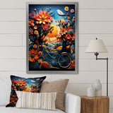 Bicycle Colorful Ride - Bicycle Canvas Wall Art