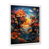 Bicycle Colorful Ride - Bicycle Canvas Wall Art