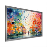 Bicycle Geometric Pedals Pointillism I - Bicycle Canvas Wall Art