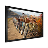 Bicycle Harmonious Cycling Paths - Bicycle Canvas Wall Art