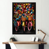 Bicycle Joyful Rides I - Bicycle Canvas Wall Art