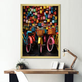 Bicycle Joyful Rides I - Bicycle Canvas Wall Art