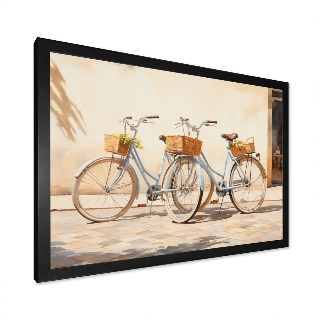 Bicycle Peaceful Rides I - Bicycle Canvas Wall Art