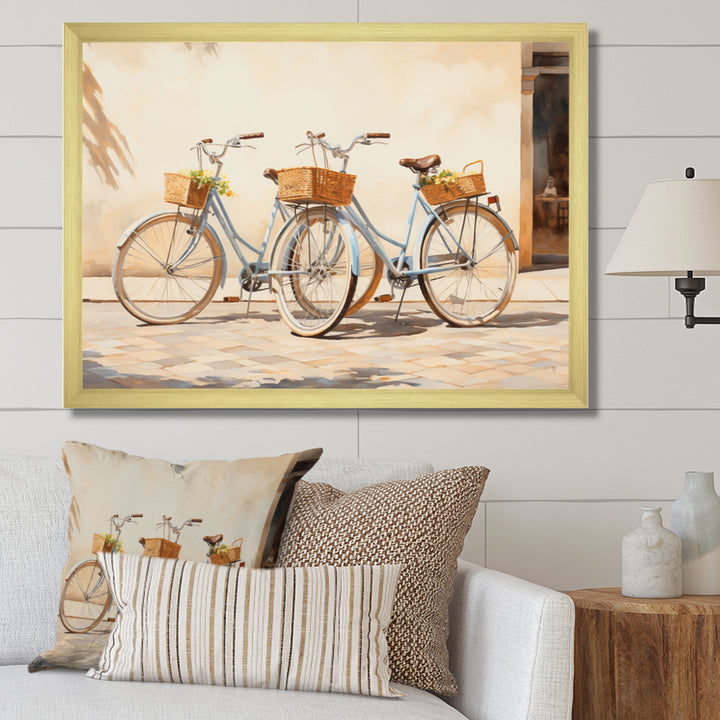 Bicycle Peaceful Rides I - Bicycle Canvas Wall Art