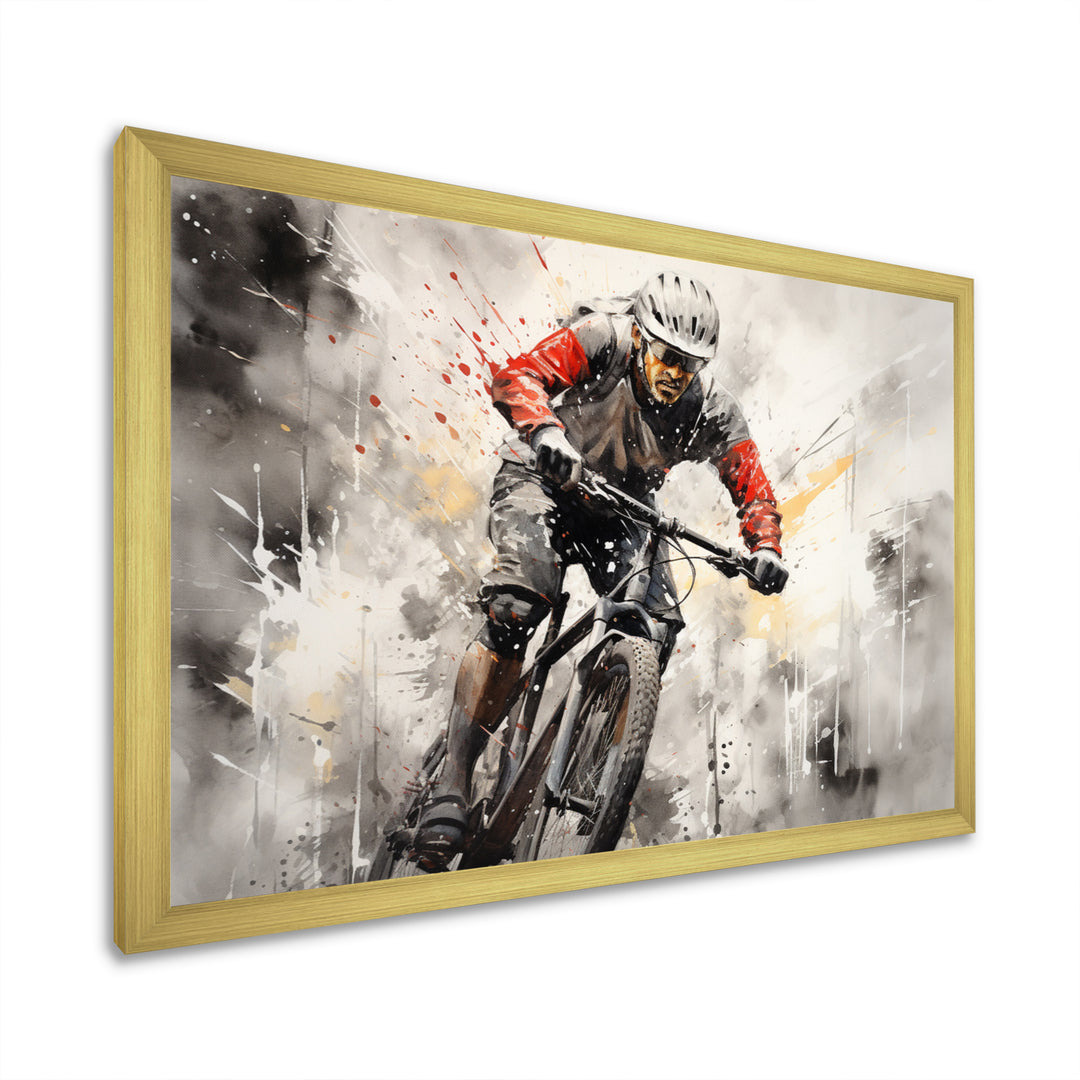 Bicycle Pedal Power I - Bicycle Canvas Wall Art