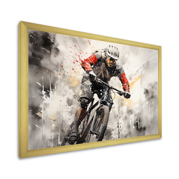 Bicycle Pedal Power I - Bicycle Canvas Wall Art