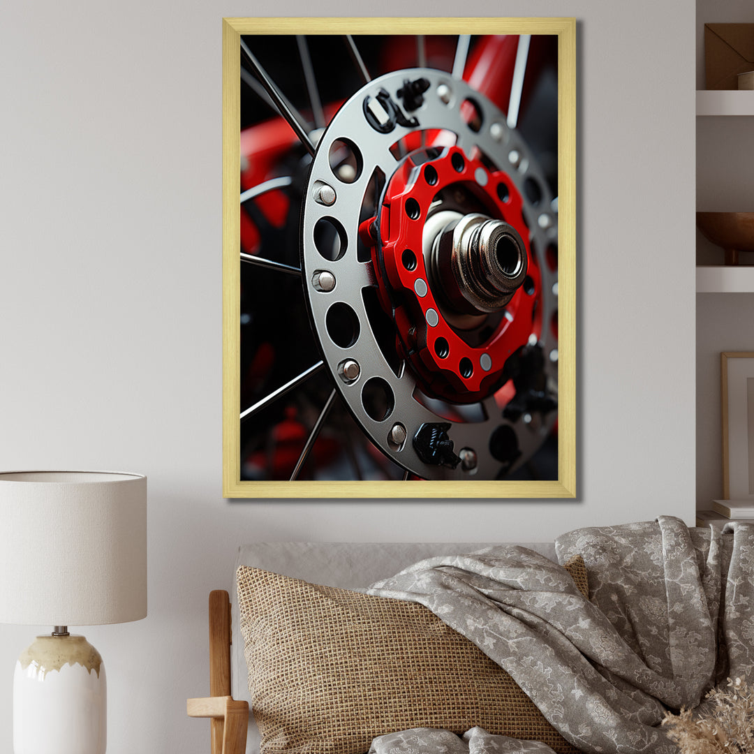 Bicycle Pedals And Patterns - Bicycle Canvas Wall Art
