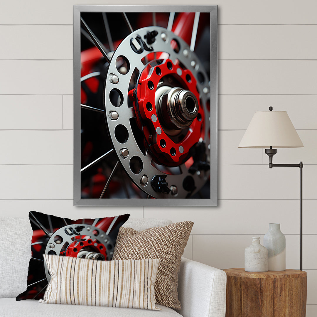 Bicycle Pedals And Patterns - Bicycle Canvas Wall Art