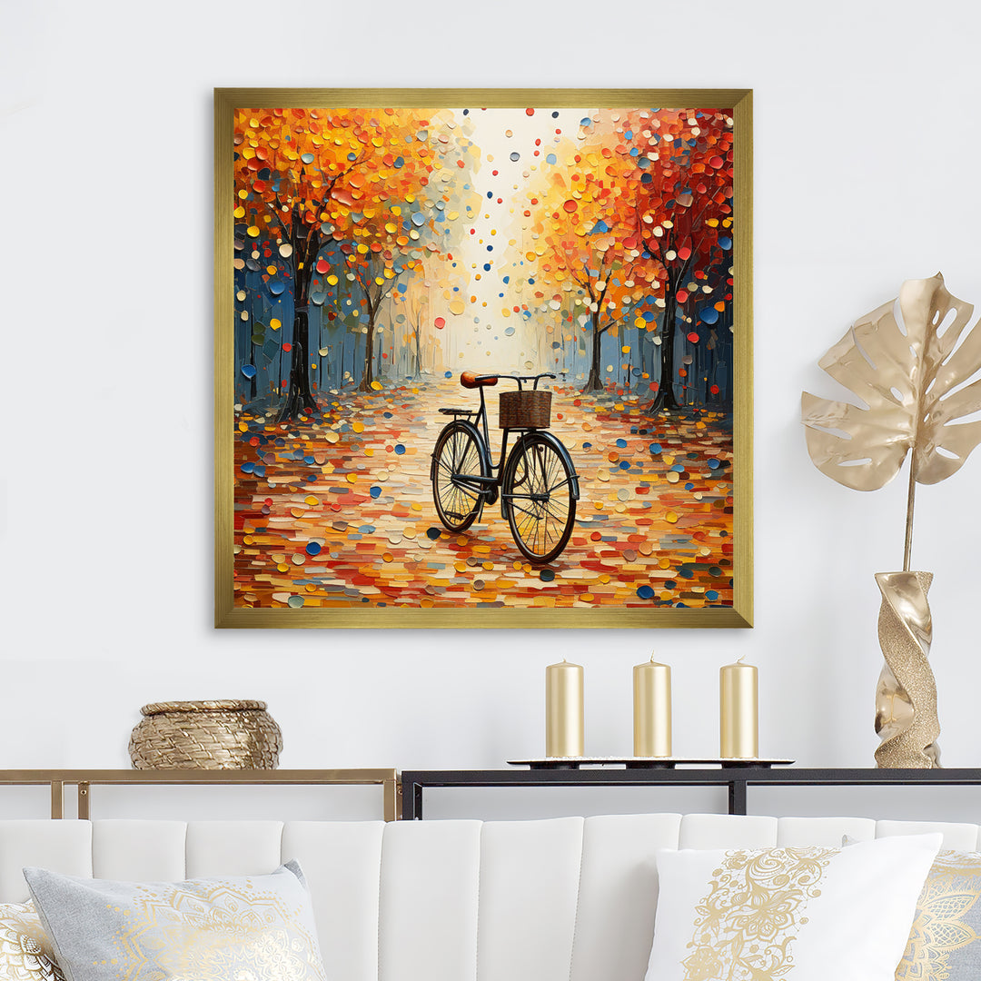 Bicycle Pedals Of Time I - Bicycle Canvas Wall Art