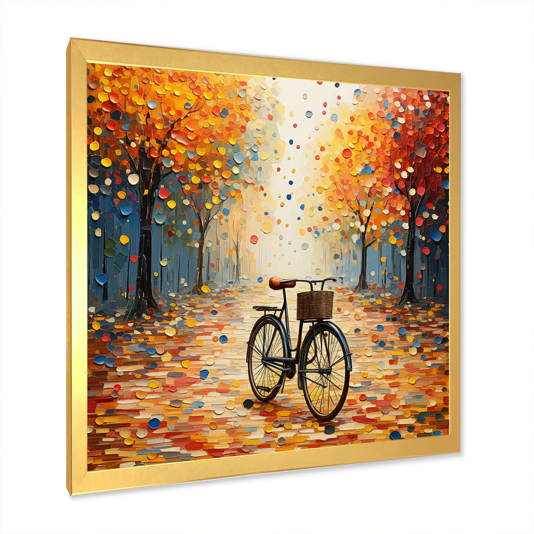 Bicycle Pedals Of Time I - Bicycle Canvas Wall Art