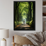 Bicycle Serene Bicycle Path I - Bicycle Canvas Wall Art