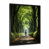 Bicycle Serene Bicycle Path I - Bicycle Canvas Wall Art