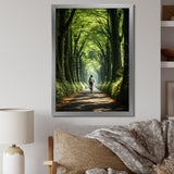 Bicycle Serene Bicycle Path I - Bicycle Canvas Wall Art