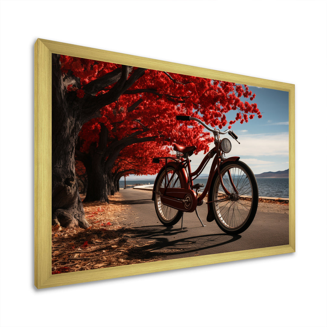 Bicycle Silent Journey I - Bicycle Canvas Wall Art