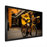 Bicycle Street Serenade - Bicycle Canvas Wall Art