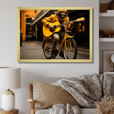Bicycle Street Serenade - Bicycle Canvas Wall Art