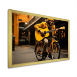 Bicycle Street Serenade - Bicycle Canvas Wall Art
