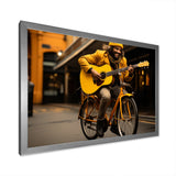 Bicycle Street Serenade - Bicycle Canvas Wall Art