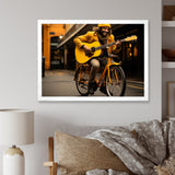 Bicycle Street Serenade - Bicycle Canvas Wall Art