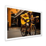 Bicycle Street Serenade - Bicycle Canvas Wall Art
