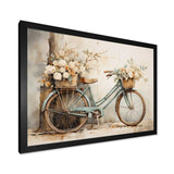 Bicycle Tranquil Pedaling II - Transportation Canvas Wall Art