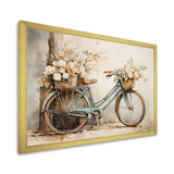 Bicycle Tranquil Pedaling II - Transportation Canvas Wall Art