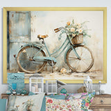 Bicycle Tranquil Pedaling V - Transportation Canvas Wall Art