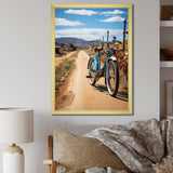 Bicycle Two wheeled Adventure - Bicycle Canvas Wall Art