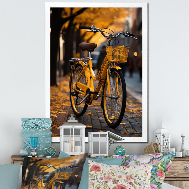 Bicycle Urban Rhythm I - Bicycle Canvas Wall Art