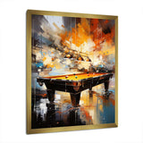 Billard Cueball Symphony An I - Sports Canvas Wall Art