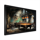 Billard Industrial Game III - Sports Canvas Wall Art