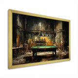 Billard Industrial Game I - Sports Canvas Wall Art