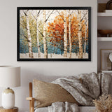 Birch Wood Seasonal Birch III - Floral Canvas Wall Art