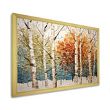 Birch Wood Seasonal Birch III - Floral Canvas Wall Art