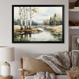 Birch Woods Birch Haven - Floral Canvas Wall Art