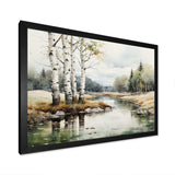 Birch Woods Birch Haven - Floral Canvas Wall Art