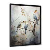 Bird Silent Watcher II - Animals Canvas Wall Art