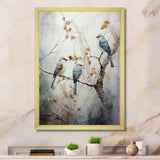 Bird Silent Watcher II - Animals Canvas Wall Art