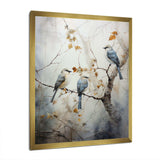 Bird Silent Watcher II - Animals Canvas Wall Art