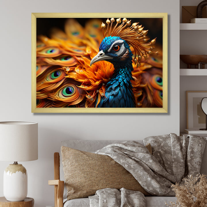 Close-up of a Peacock - Peacock Wall Decor