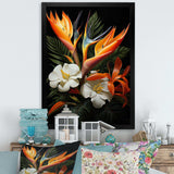 Birds Of Paradise Paradise I - Floral Canvas Wall Art