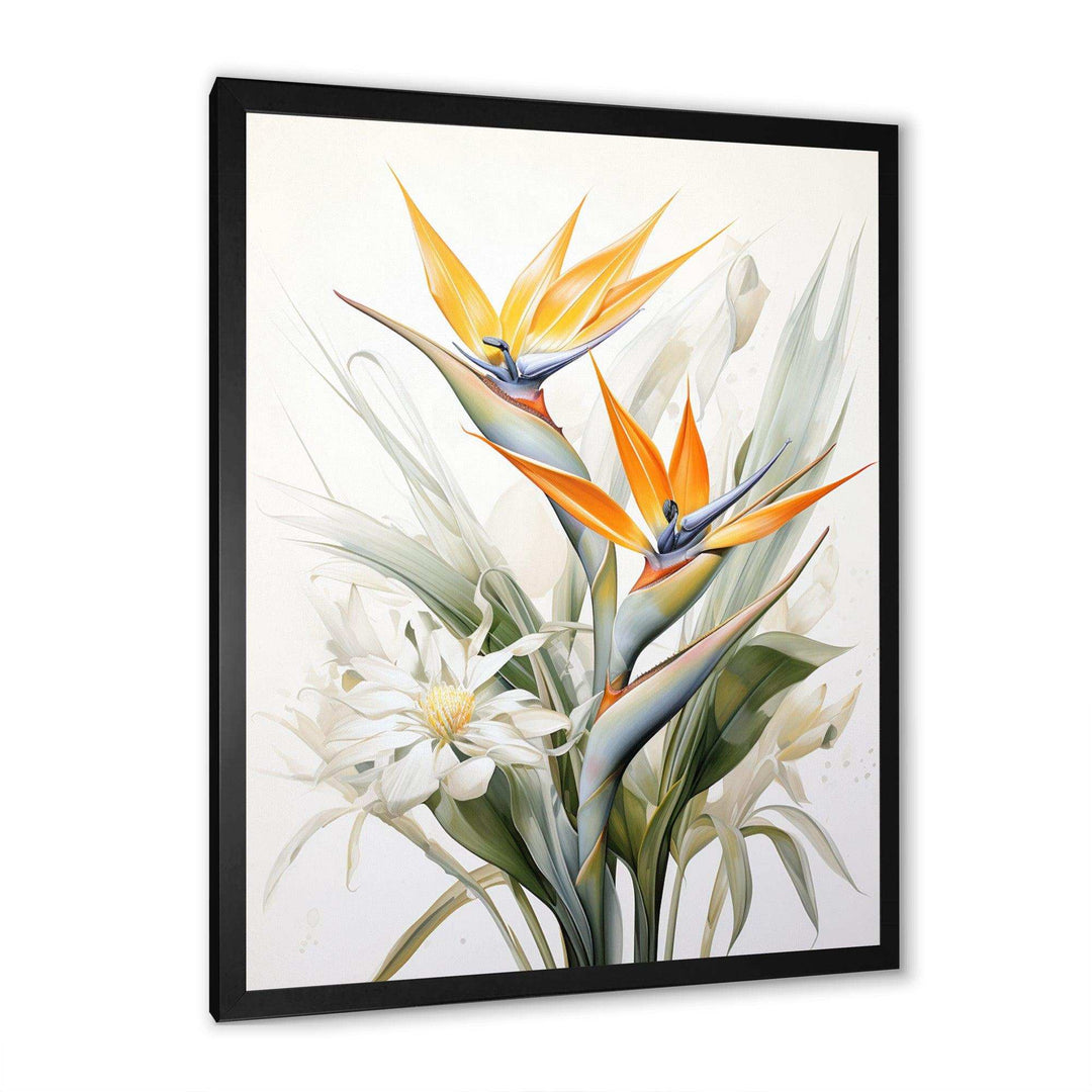 Birds Of Paradise Paradise III - Floral Canvas Wall Art