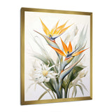 Birds Of Paradise Paradise III - Floral Canvas Wall Art