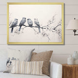 Birds On The Brink I - Animals Canvas Wall Art