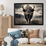 Bison Majestic Bison - Animals Canvas Wall Art