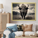 Bison Majestic Bison - Animals Canvas Wall Art