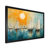 Boat Abstract Coastline I - Boat Canvas Wall Art