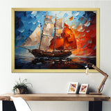 Boat Abstract Maritime Symphony I - Boat Canvas Wall Art
