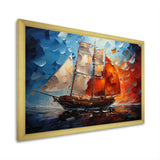 Boat Abstract Maritime Symphony I - Boat Canvas Wall Art