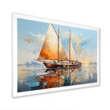 Boat Minimalism Regatta I - Boat Canvas Wall Art
